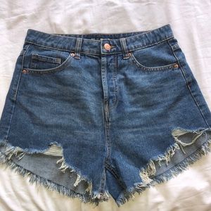 Wild Fable High-Wasted Denim Cut Offs